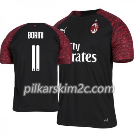 Koszulka AC Milan Fabio Borini 11 Trzeciej 2018-2019 - Koszulki Piłkarskie